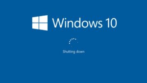 formas de apagar Windows 10