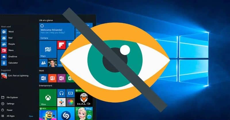 Cómo ocultar programas instalados en Windows 10