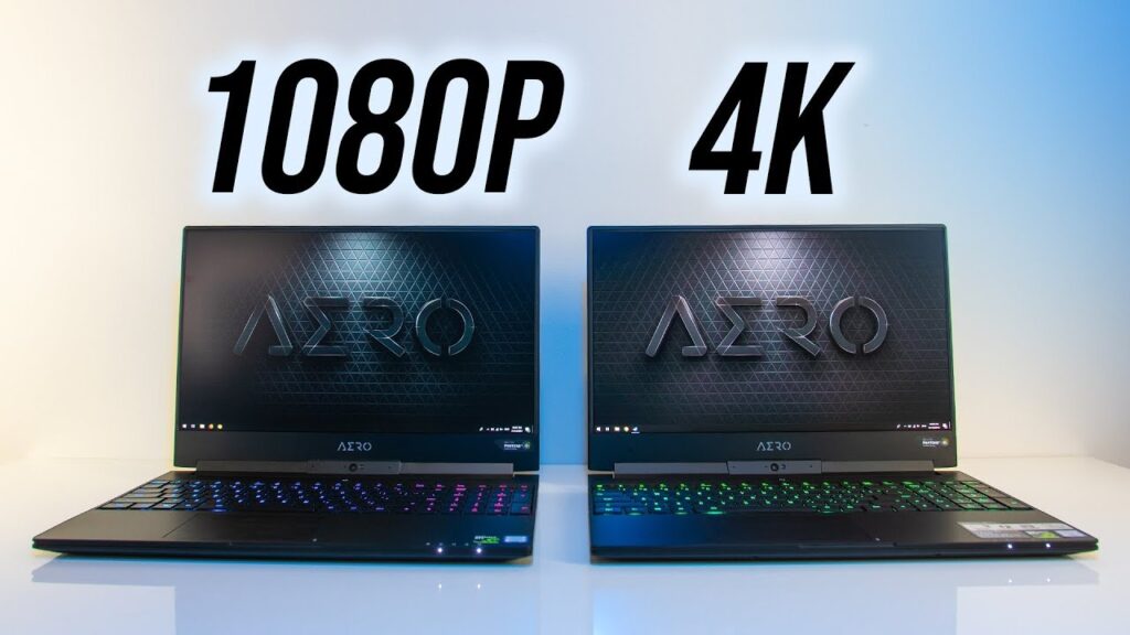 Laptop 4K Ultra HD Vs 1080p