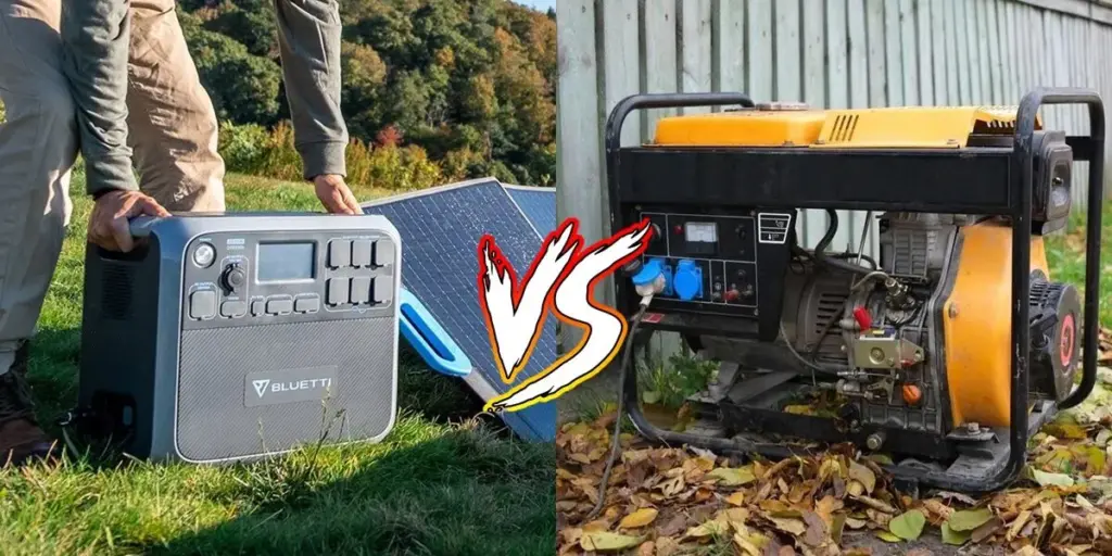 Generadores solares vs Generadores de combustible