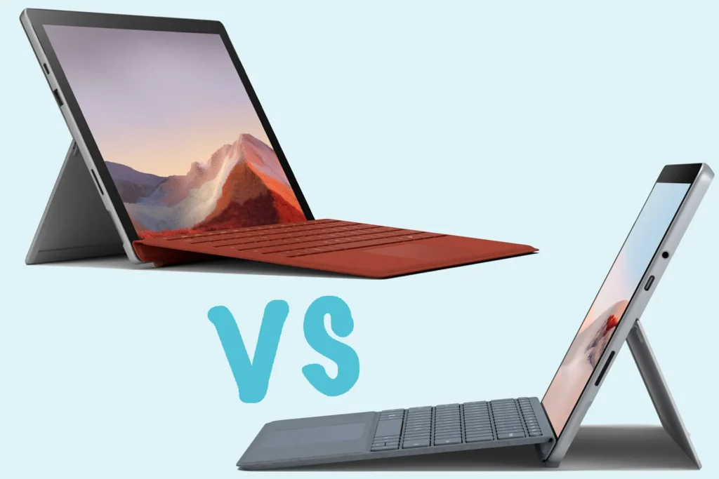 Microsoft Surface Go 2 vs Surface Pro 7